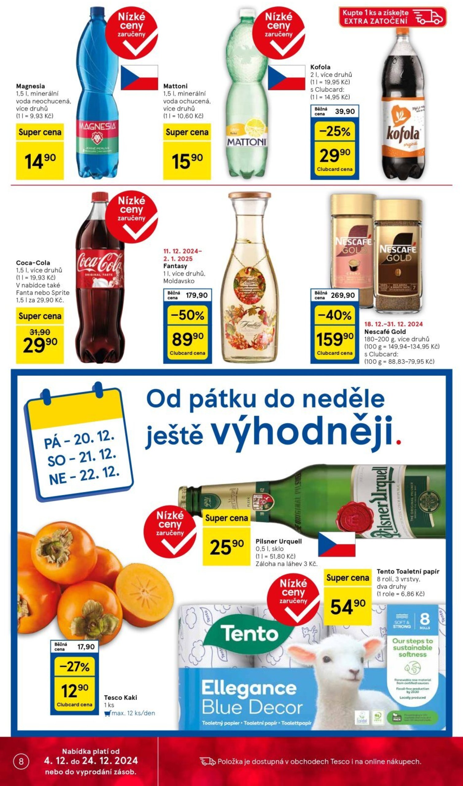 tesco - Leták Tesco Supermarket od 18.12. do 24.12. - page: 8