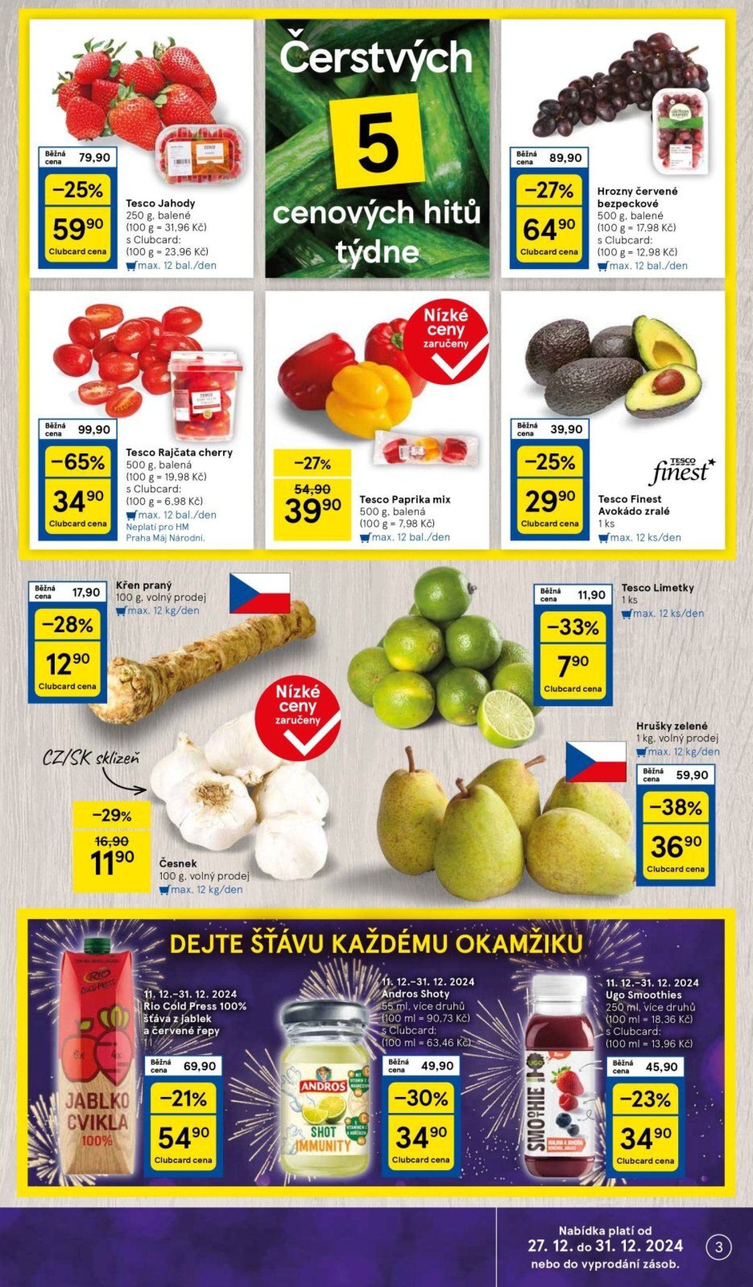 tesco - Leták Tesco od 27.12. do 31.12. - page: 3