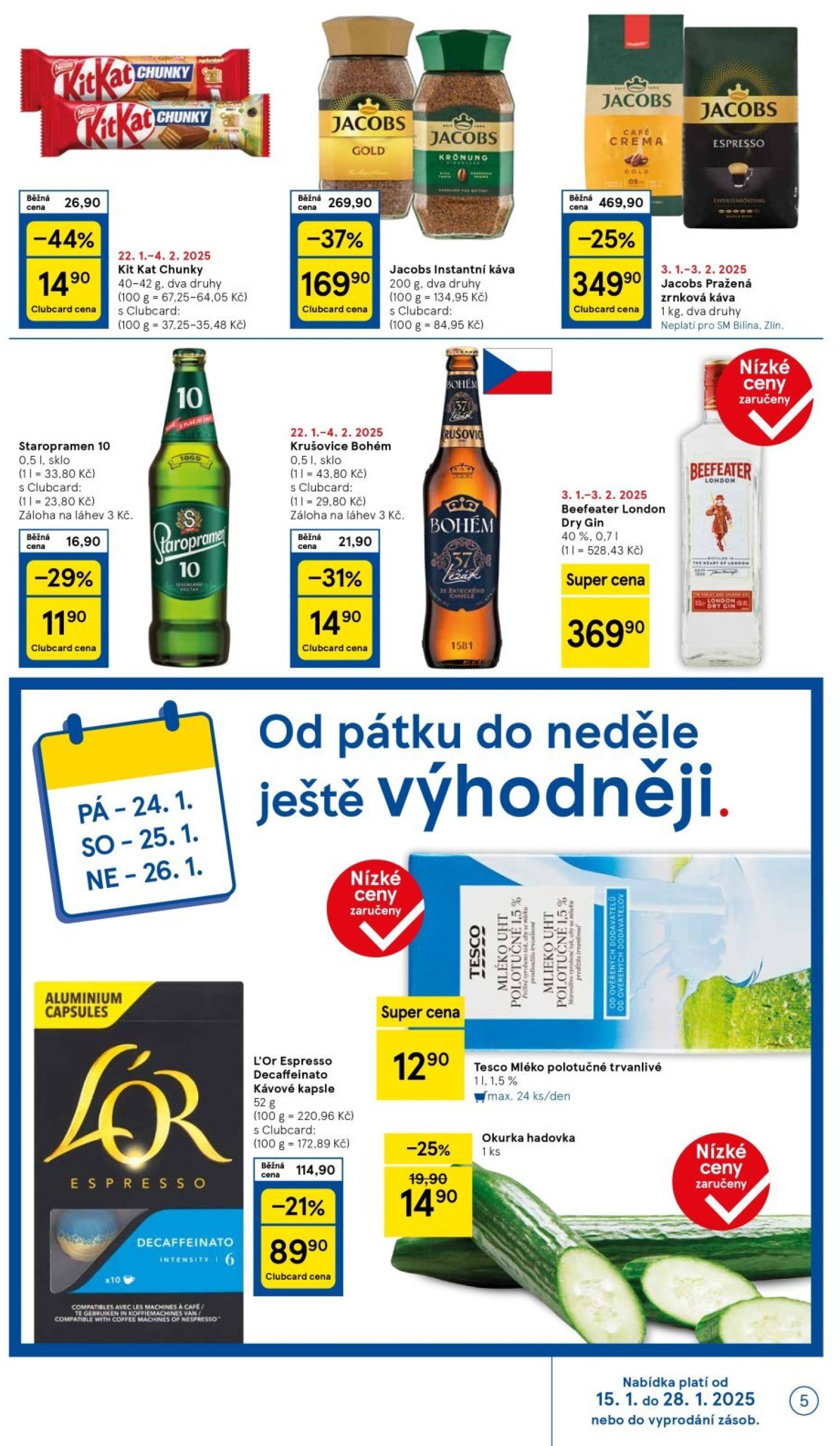 tesco - Leták Tesco supermarket od 22.01. do 28.01. - page: 5