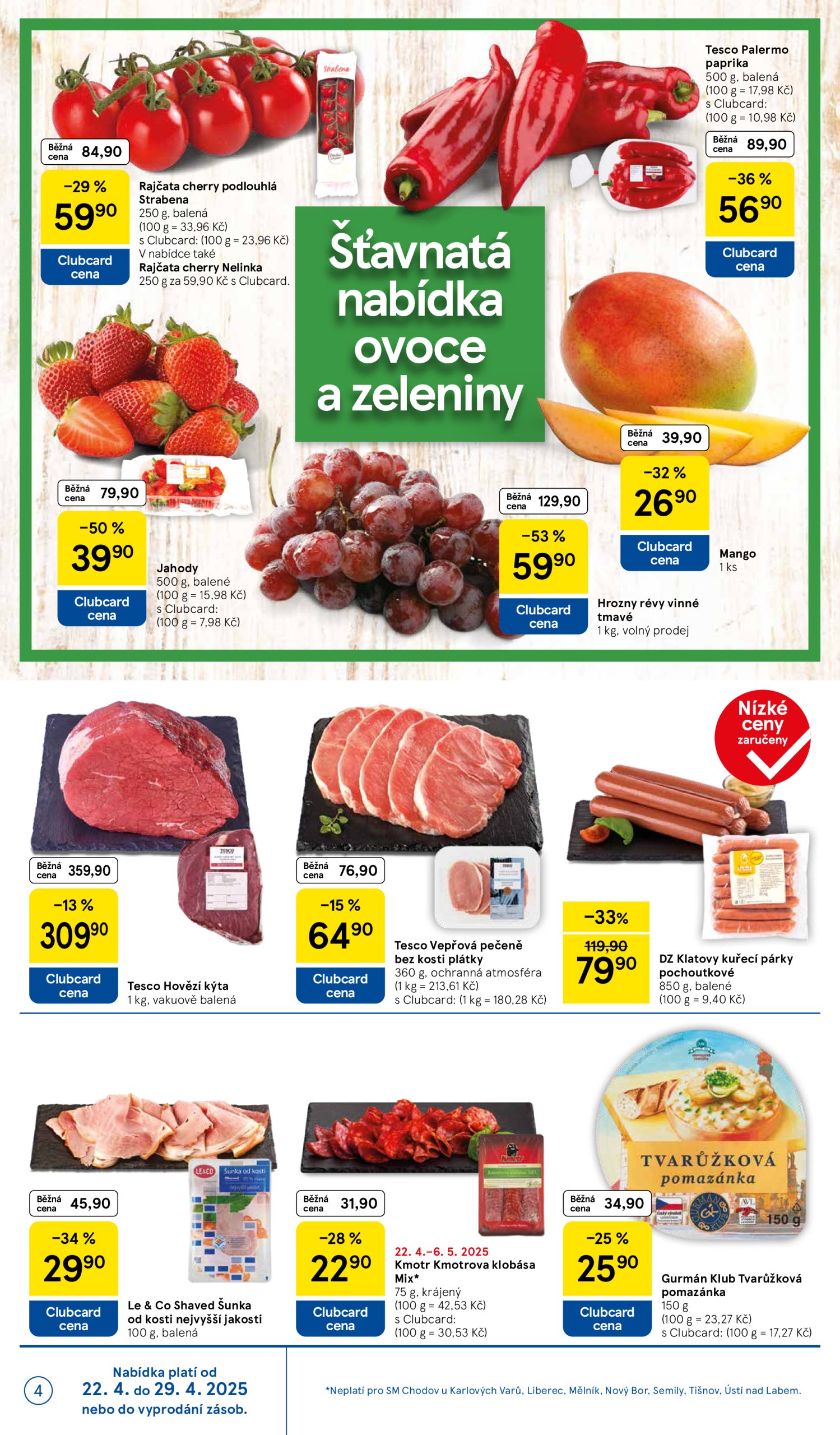 tesco - Leták Tesco supermarket od 22.04. do 29.04. - page: 4