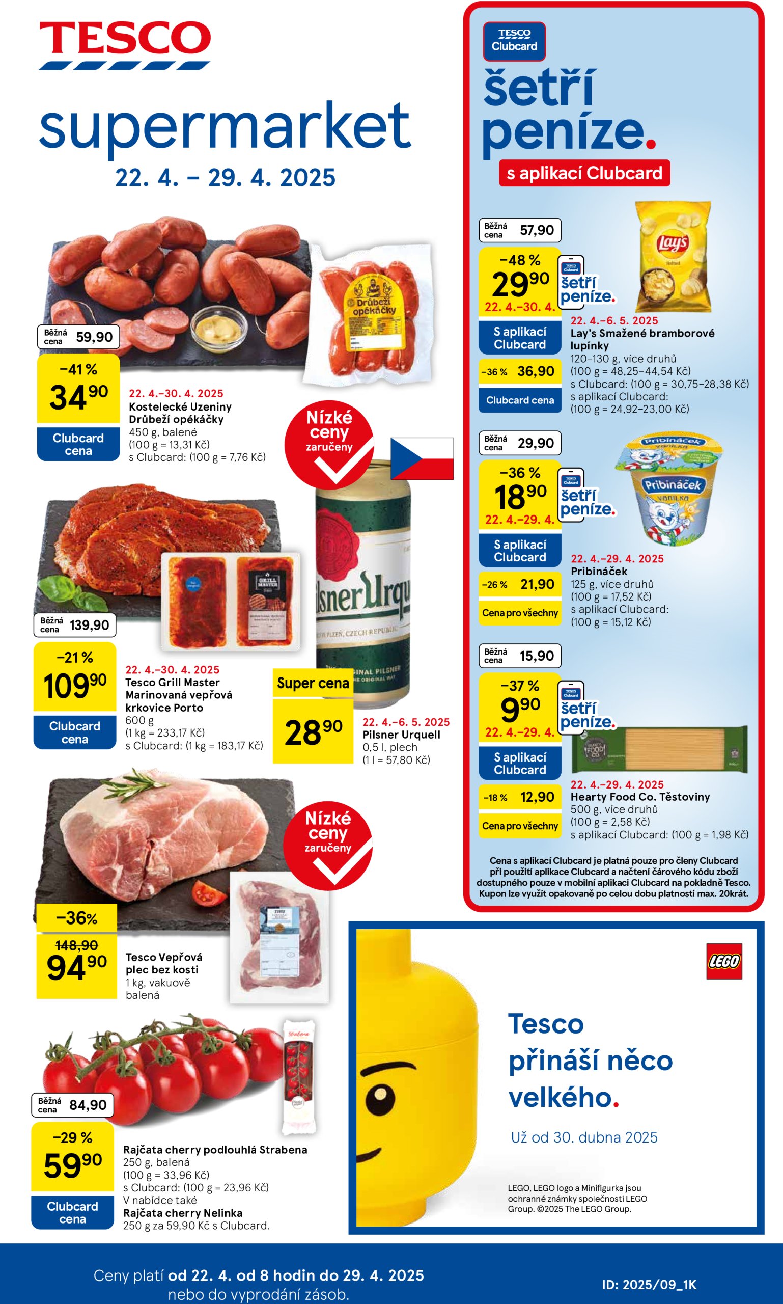 tesco - Leták Tesco supermarket od 22.04. do 29.04.