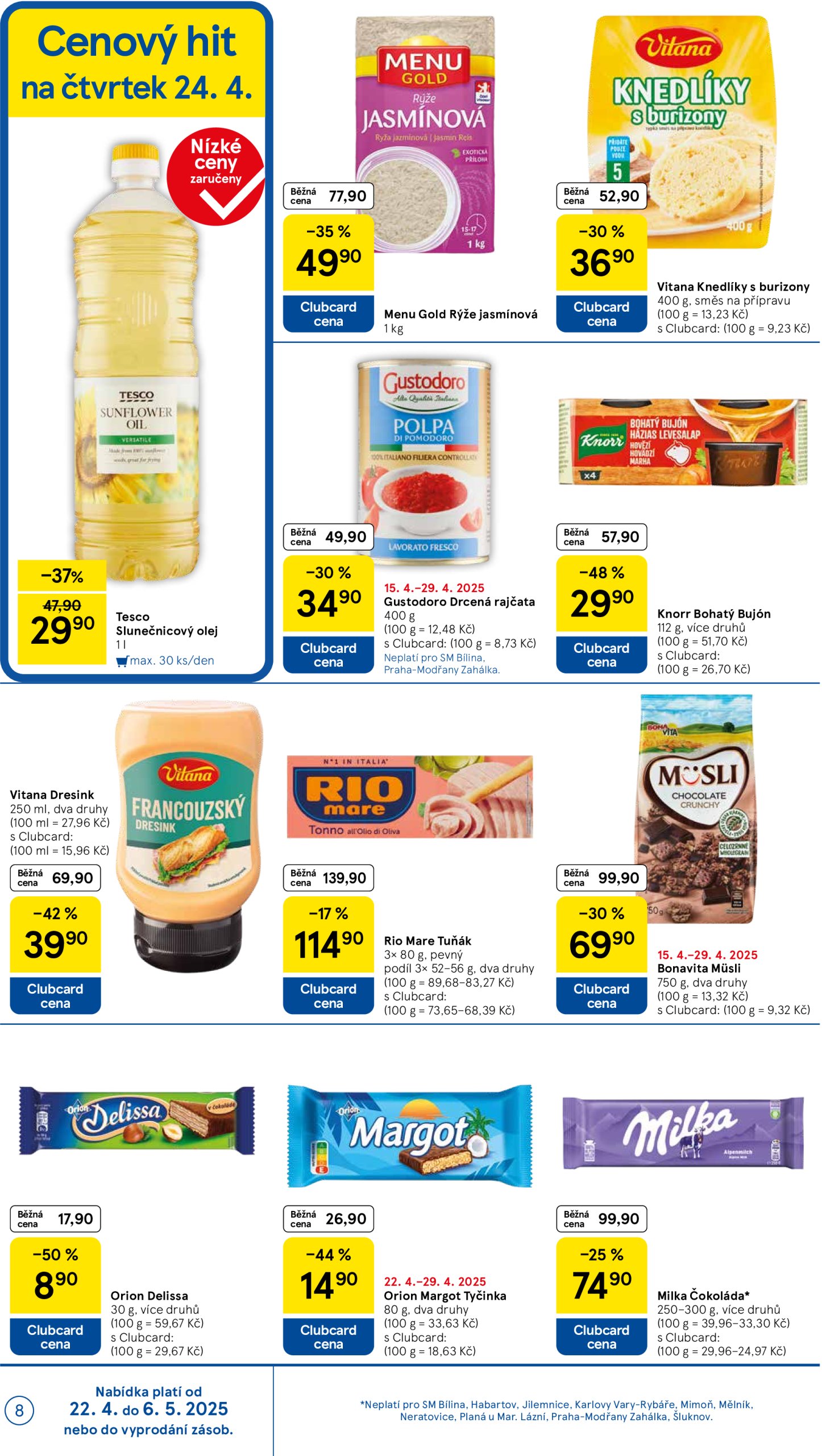 tesco - Leták Tesco supermarket od 22.04. do 29.04. - page: 8