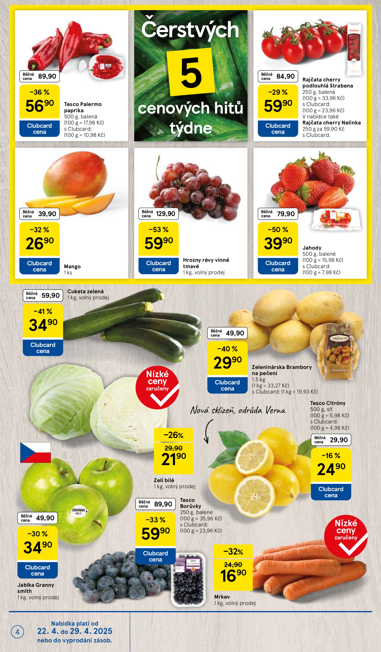 tesco - Leták Tesco od 22.04. do 29.04. - page: 4