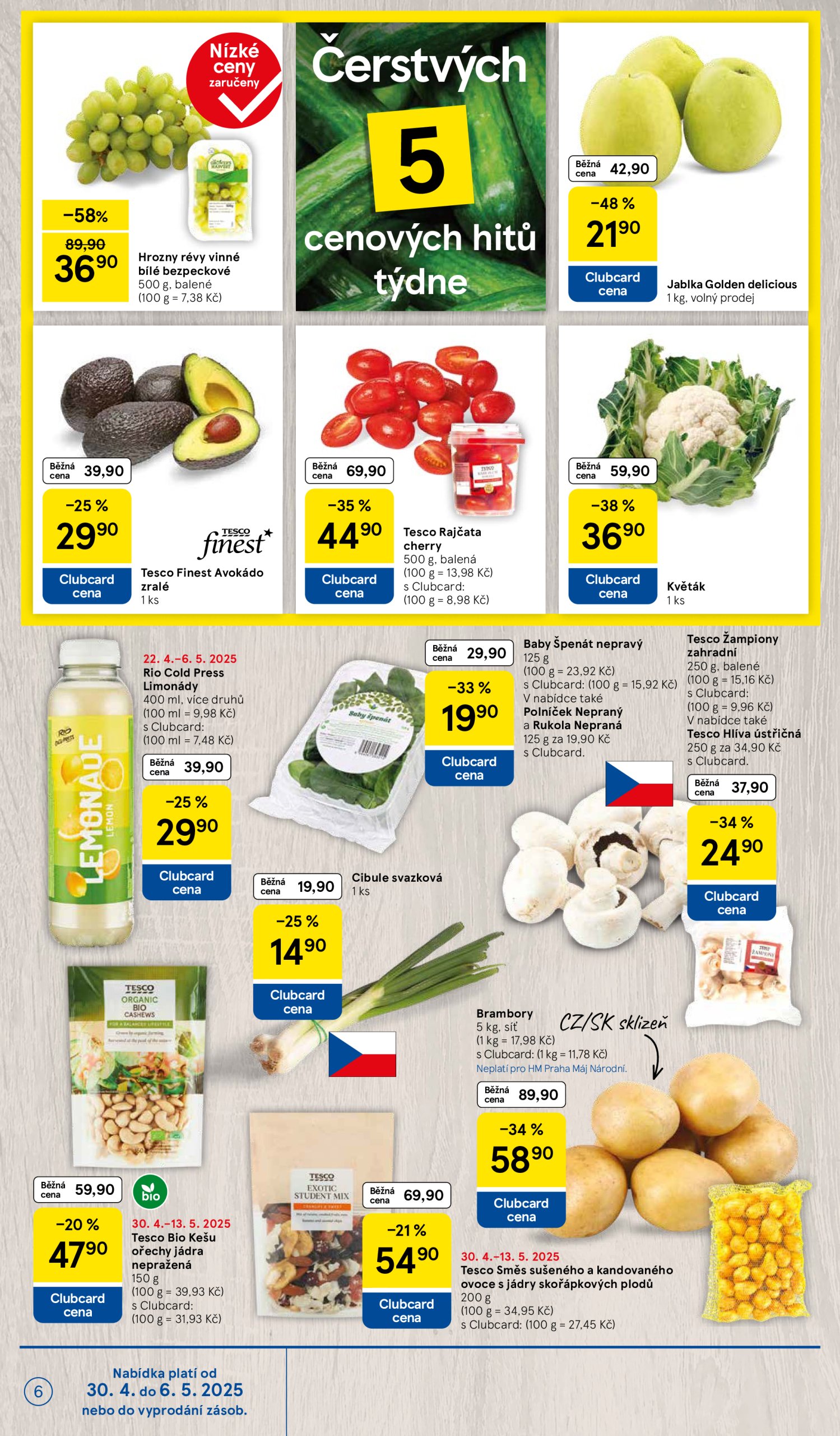 tesco - Leták Tesco od 30.04. do 06.05. - page: 6