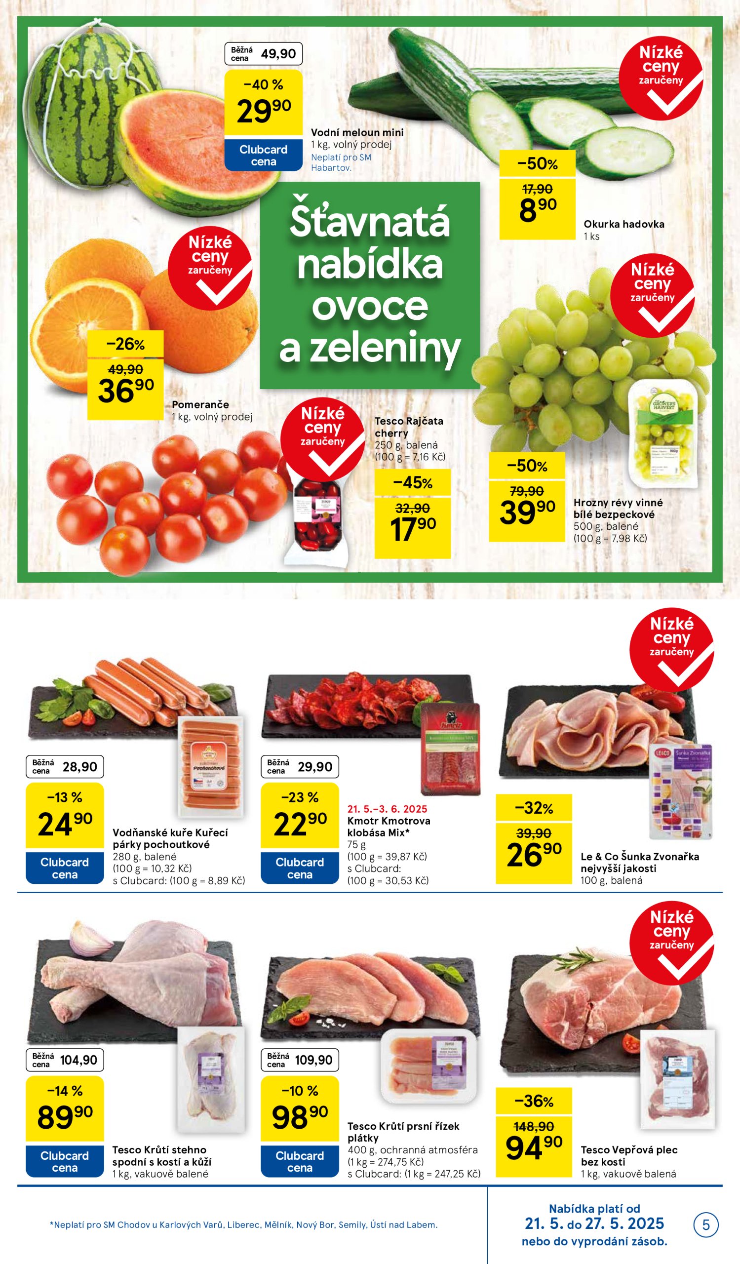 tesco - Leták Tesco supermarket od 21.05. do 27.05. - page: 5