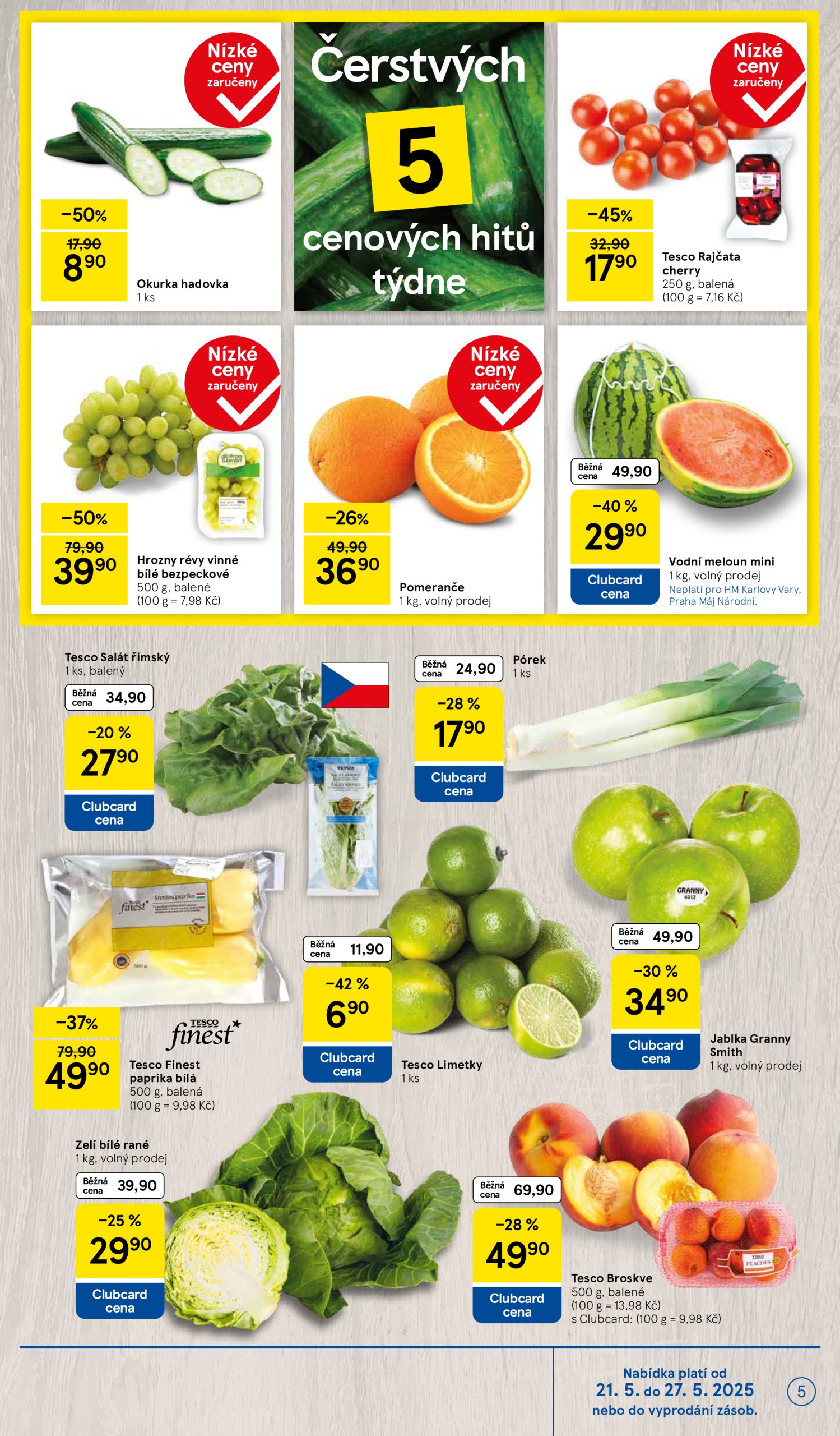 tesco - Leták Tesco od 21.05. do 27.05. - page: 5