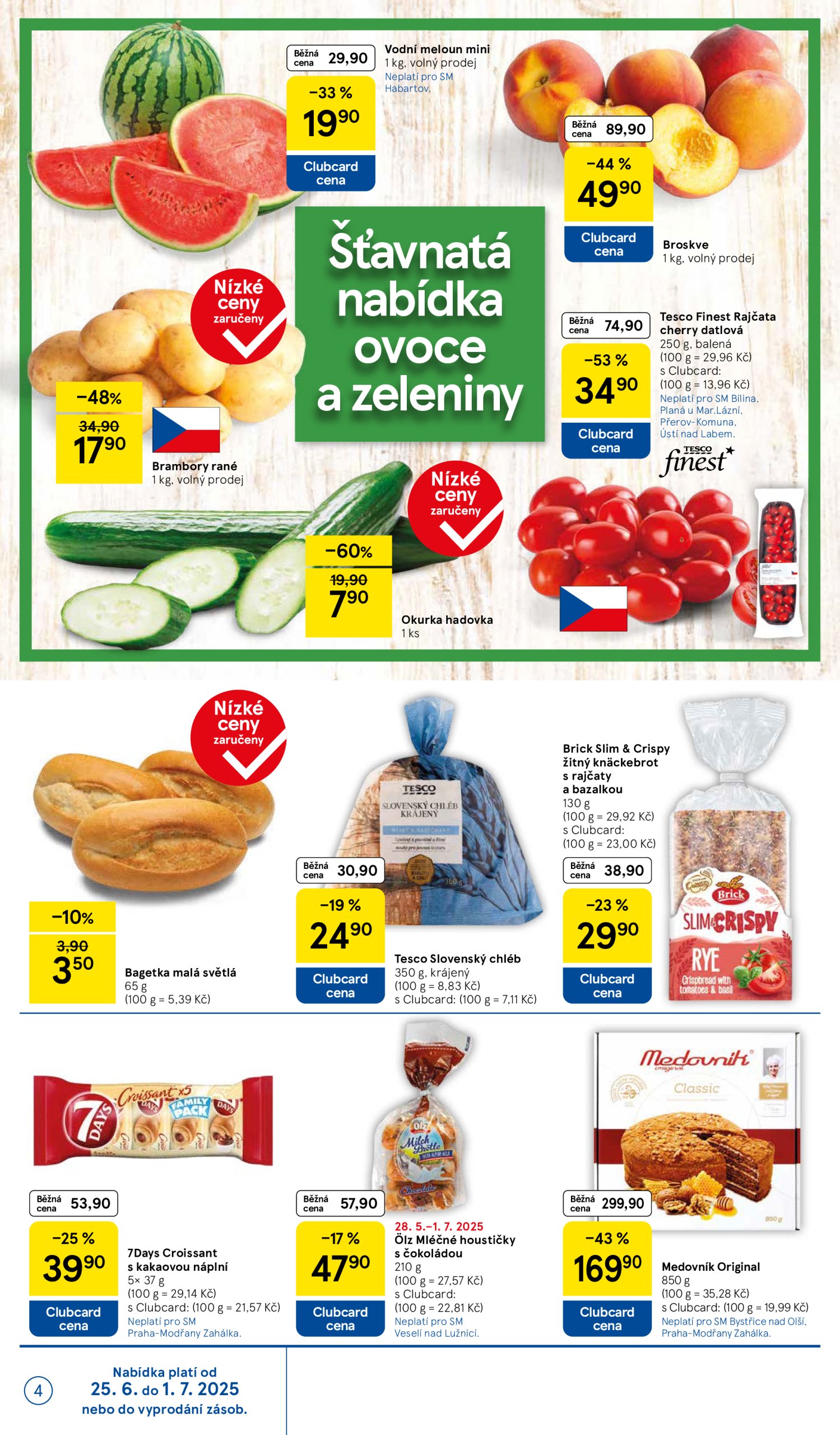 tesco - Leták Tesco - Supermarket od 25.06. do 01.07. - page: 4