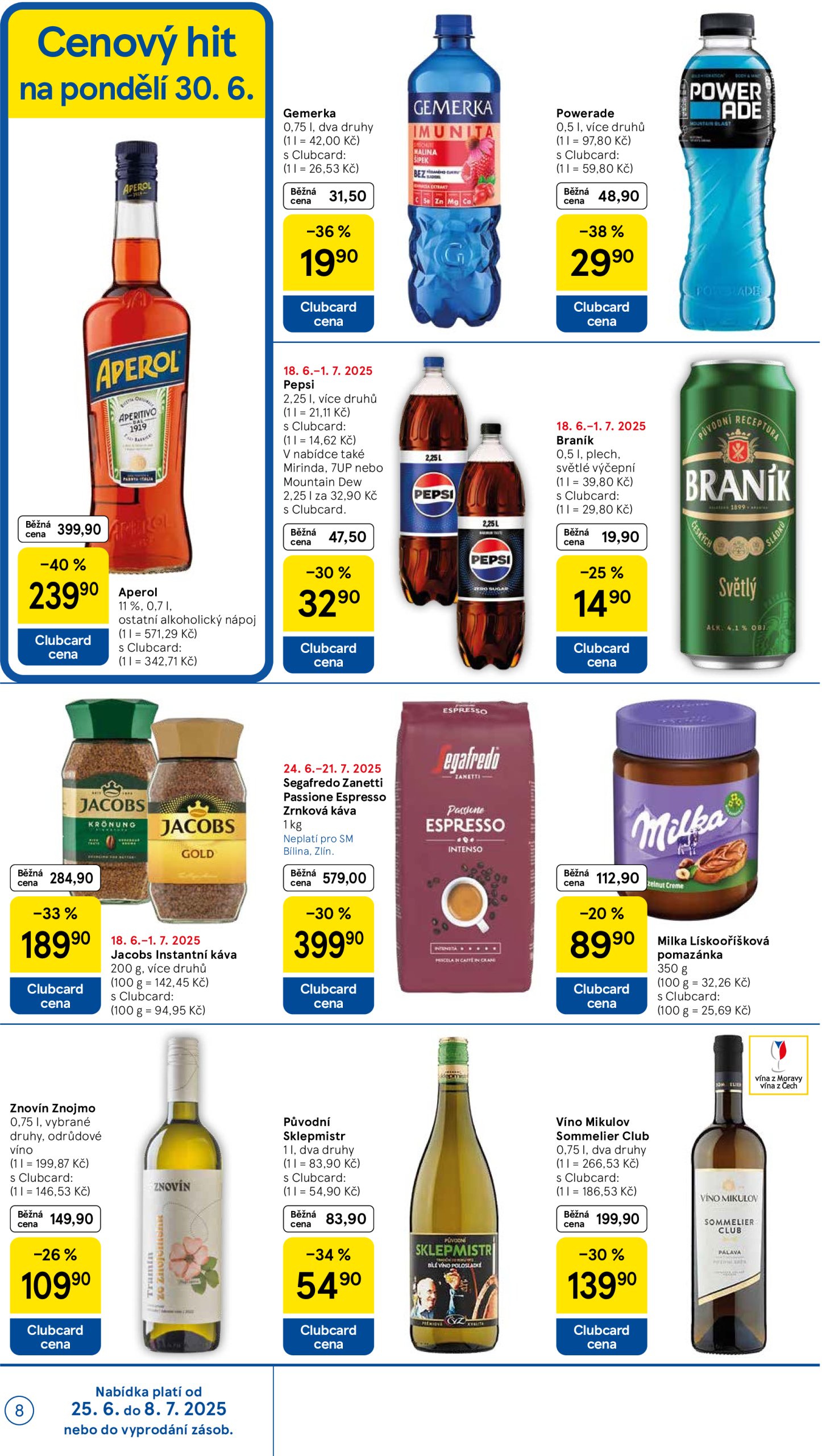 tesco - Leták Tesco - Supermarket od 25.06. do 01.07. - page: 8