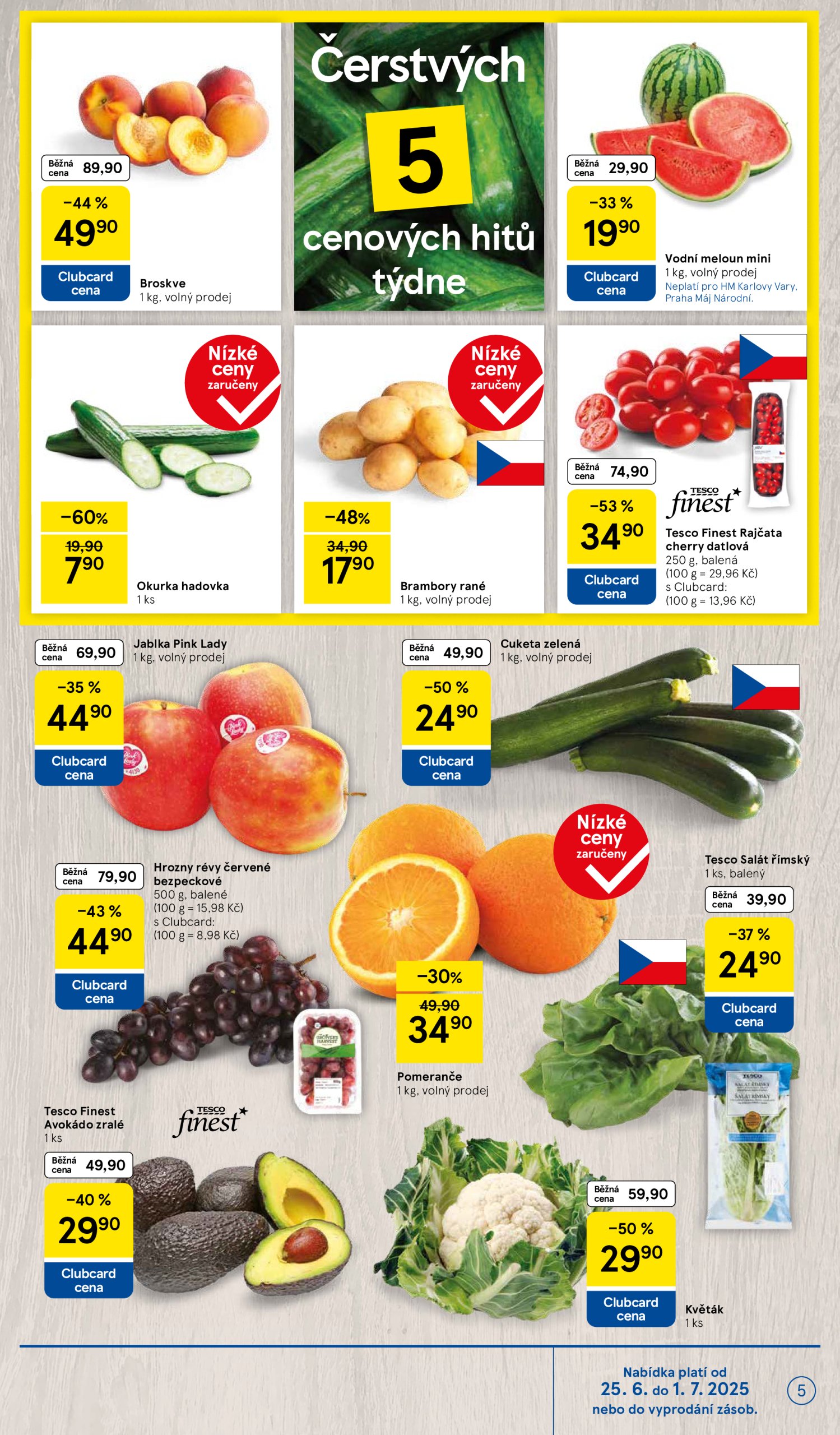 tesco - Leták Tesco od 25.06. do 01.07. - page: 5