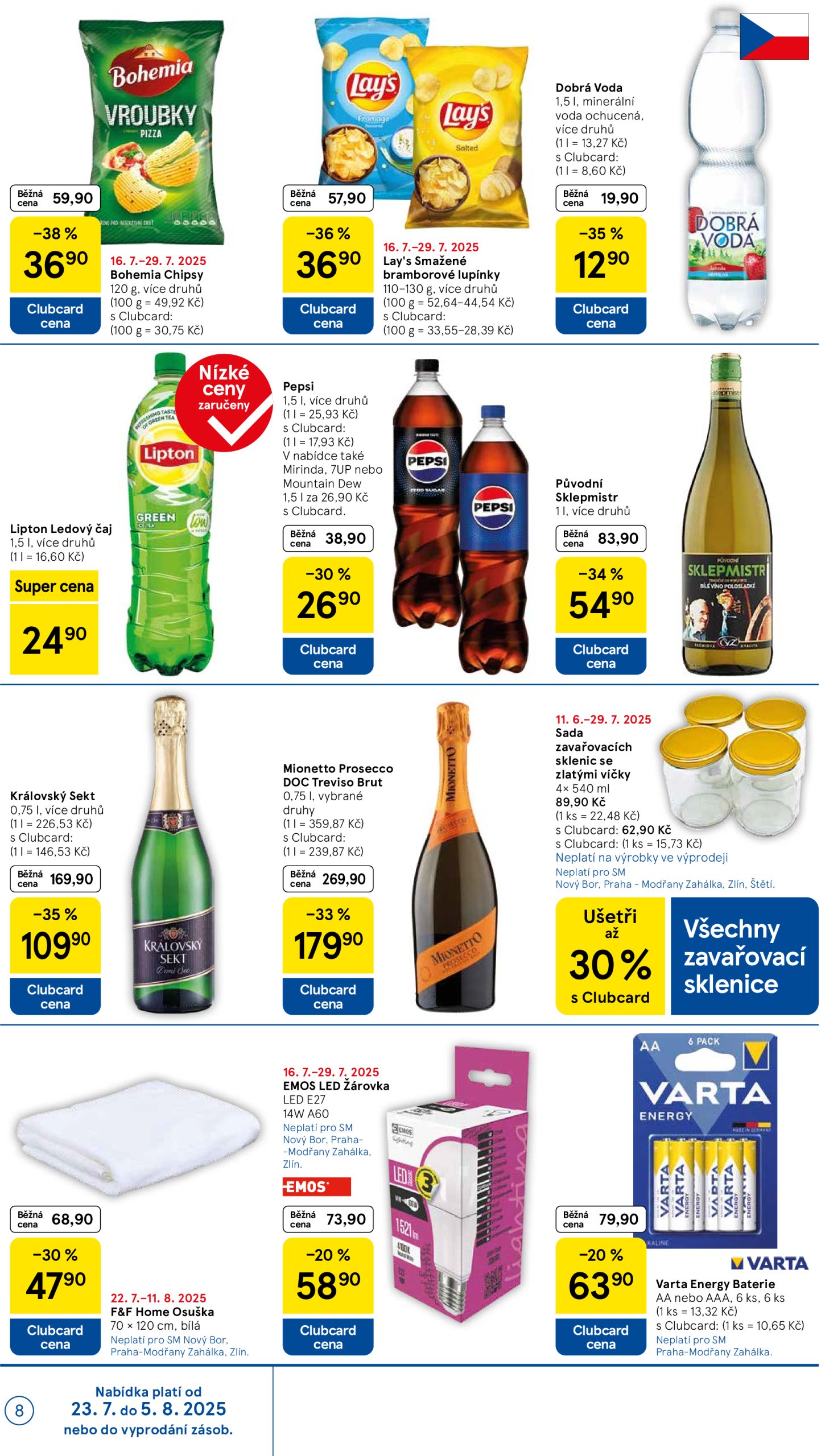 tesco - Leták Tesco supermarket od 23.07. do 29.07. - page: 8