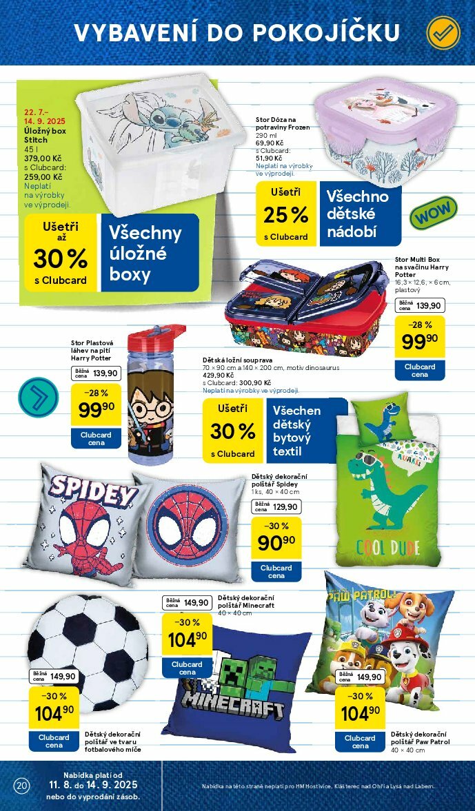 tesco - Leták Tesco - Zpátky do školy od 11.08. do 14.09. - page: 20