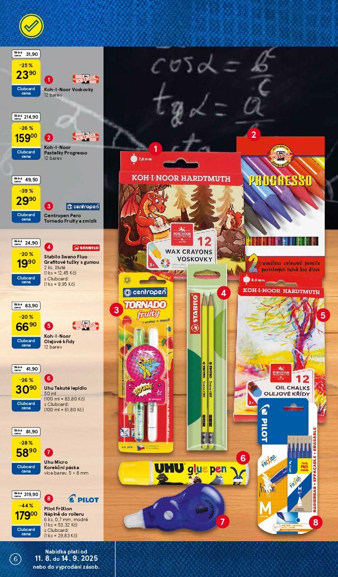 tesco - Leták Tesco - Zpátky do školy od 11.08. do 14.09. - page: 6