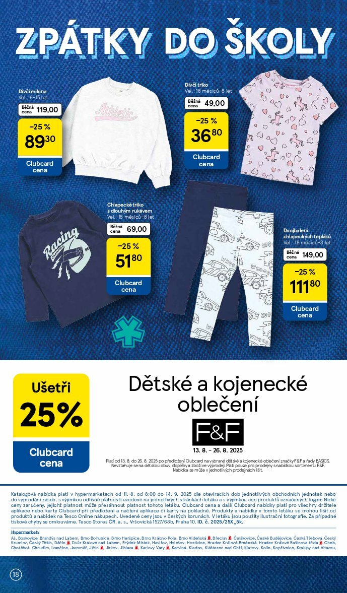 tesco - Leták Tesco - Zpátky do školy od 11.08. do 14.09. - page: 18