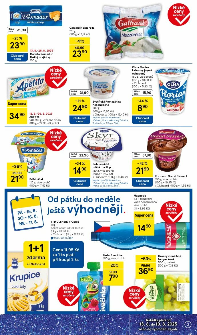 tesco - Leták Tesco supermarket od 13.08. do 19.08. - page: 3