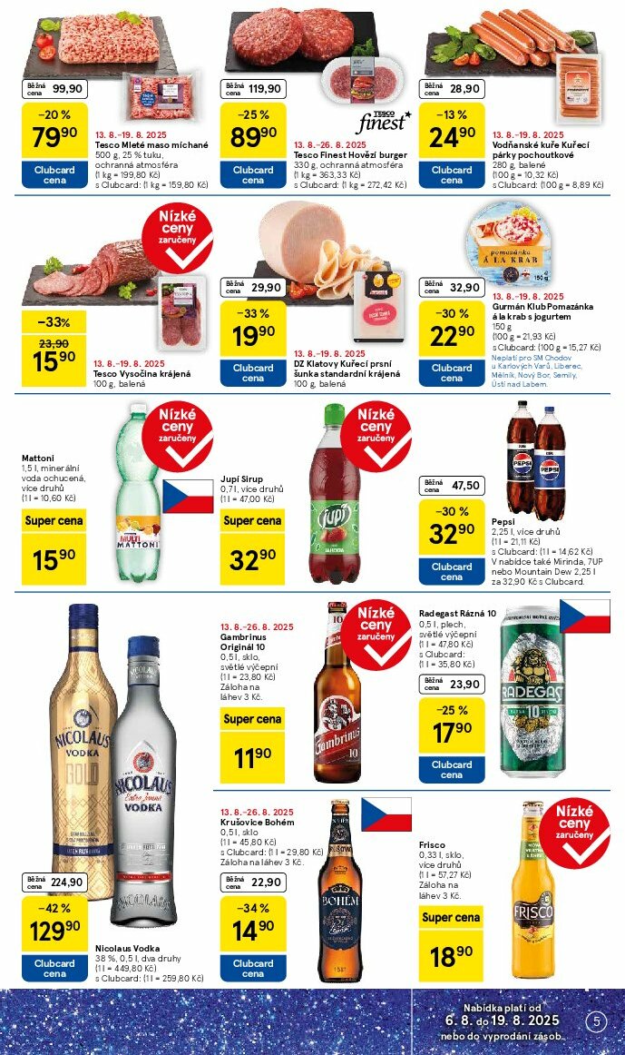 tesco - Leták Tesco supermarket od 13.08. do 19.08. - page: 5