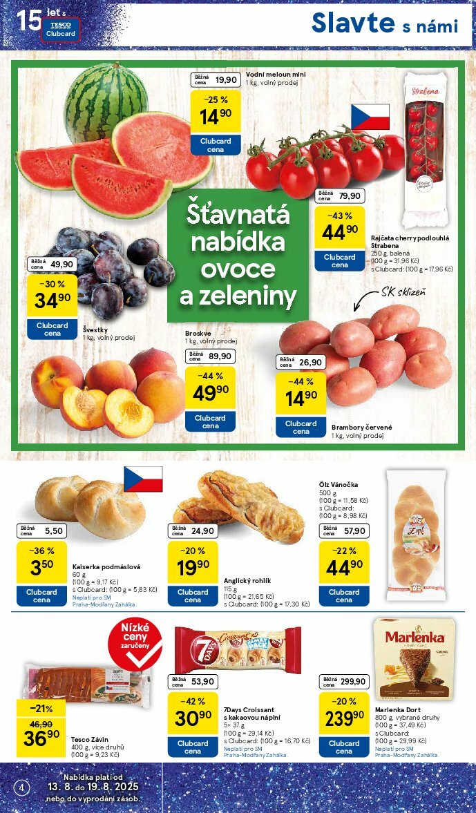 tesco - Leták Tesco supermarket od 13.08. do 19.08. - page: 4
