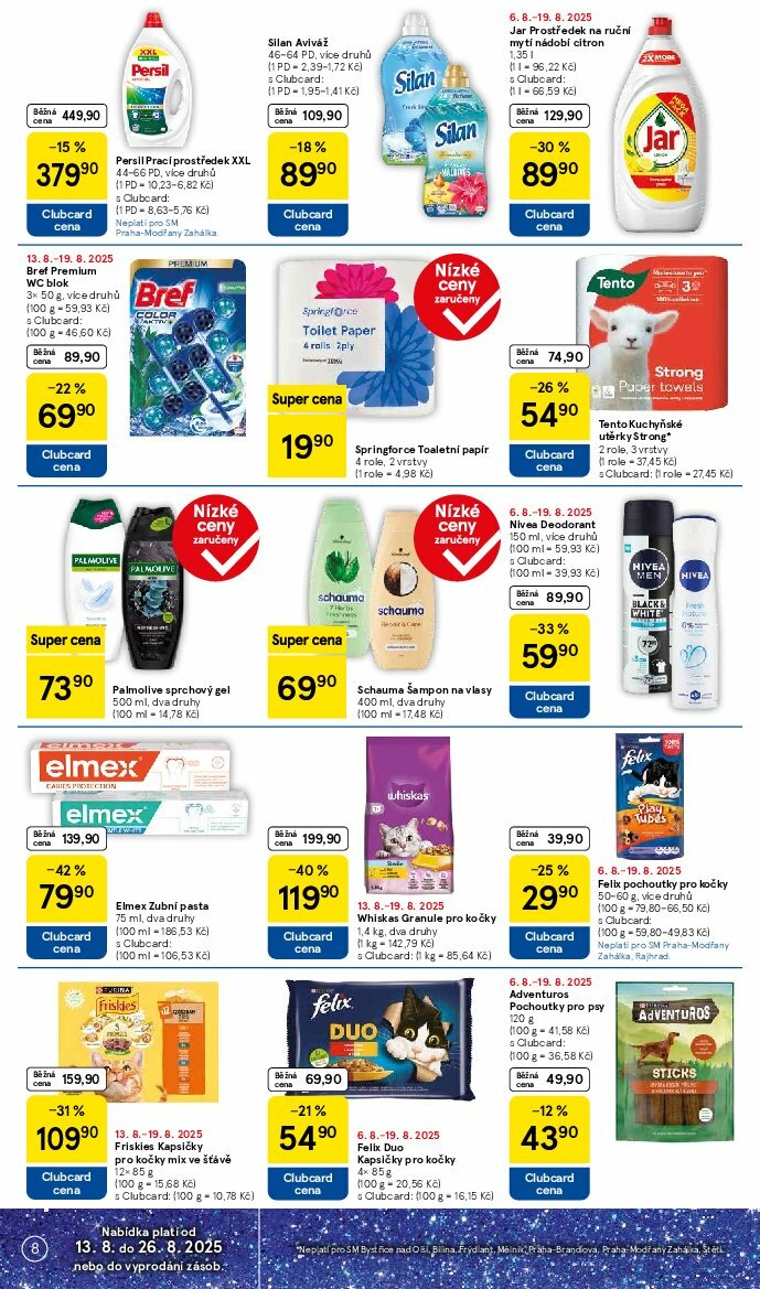 tesco - Leták Tesco supermarket od 13.08. do 19.08. - page: 8