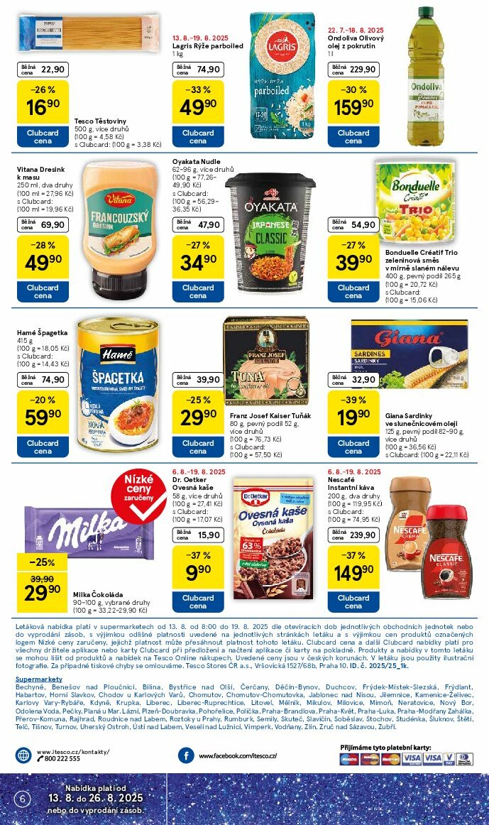 tesco - Leták Tesco supermarket od 13.08. do 19.08. - page: 6