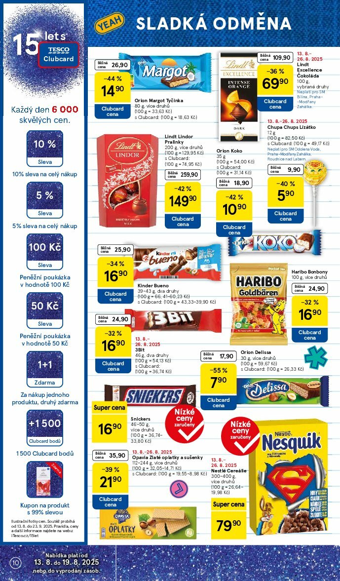 tesco - Leták Tesco supermarket od 13.08. do 19.08. - page: 10