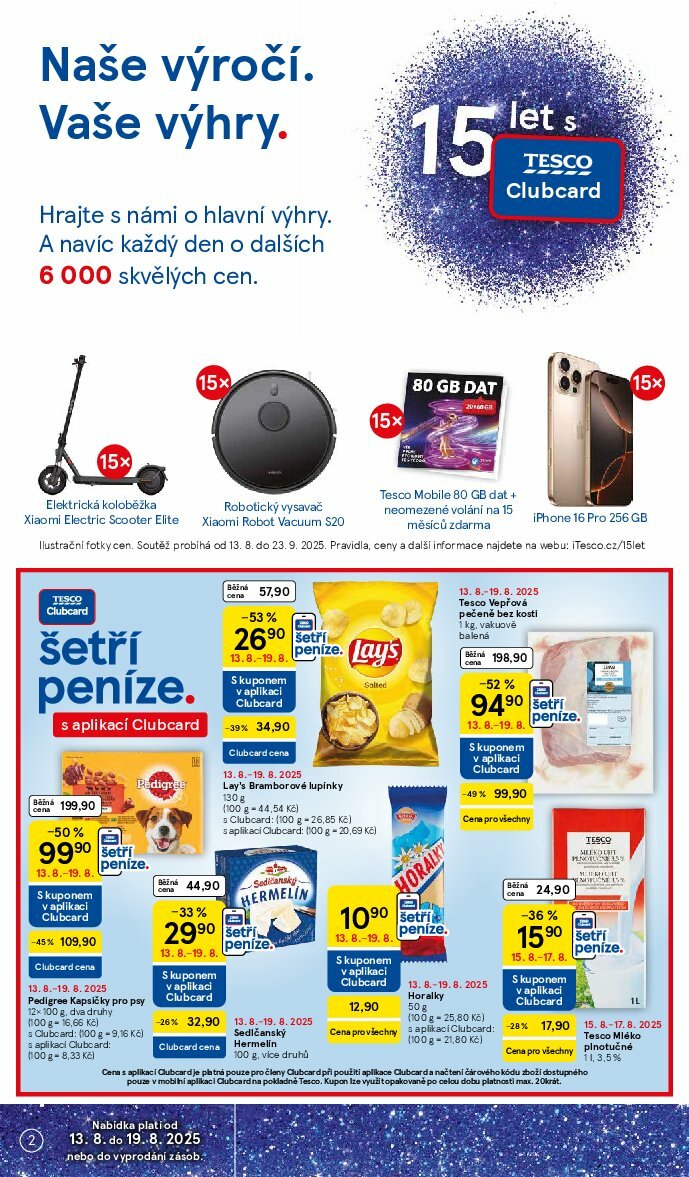 tesco - Leták Tesco supermarket od 13.08. do 19.08. - page: 2