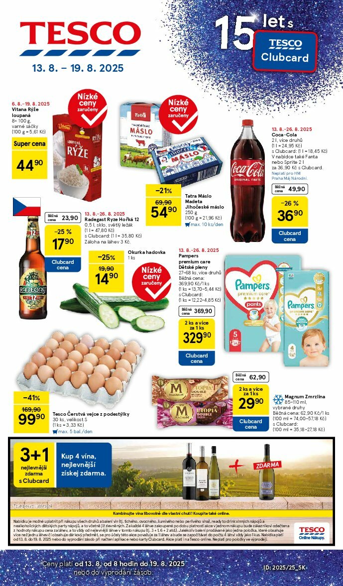 tesco - Leták Tesco od 13.08. do 19.08. - page: 1