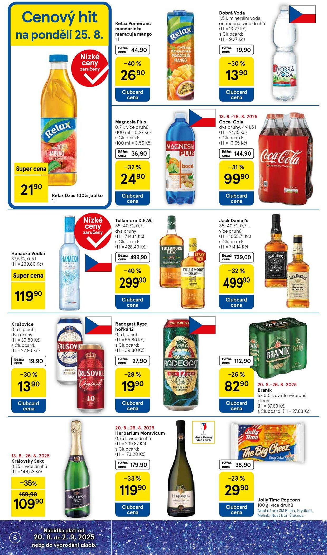 tesco - Leták Tesco supermarket od 20.08. do 26.08. - page: 6