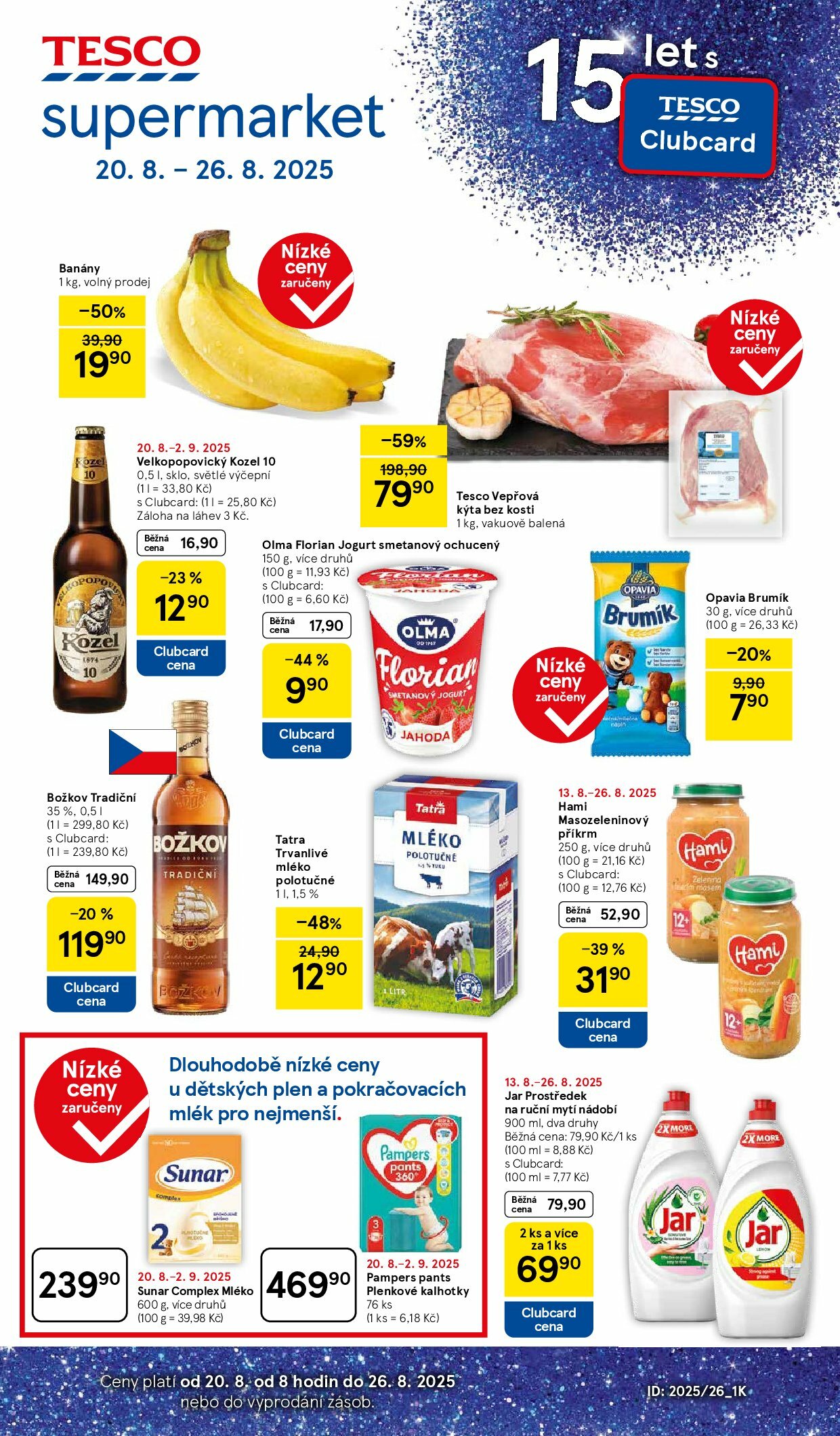 tesco - Leták Tesco supermarket od 20.08. do 26.08.