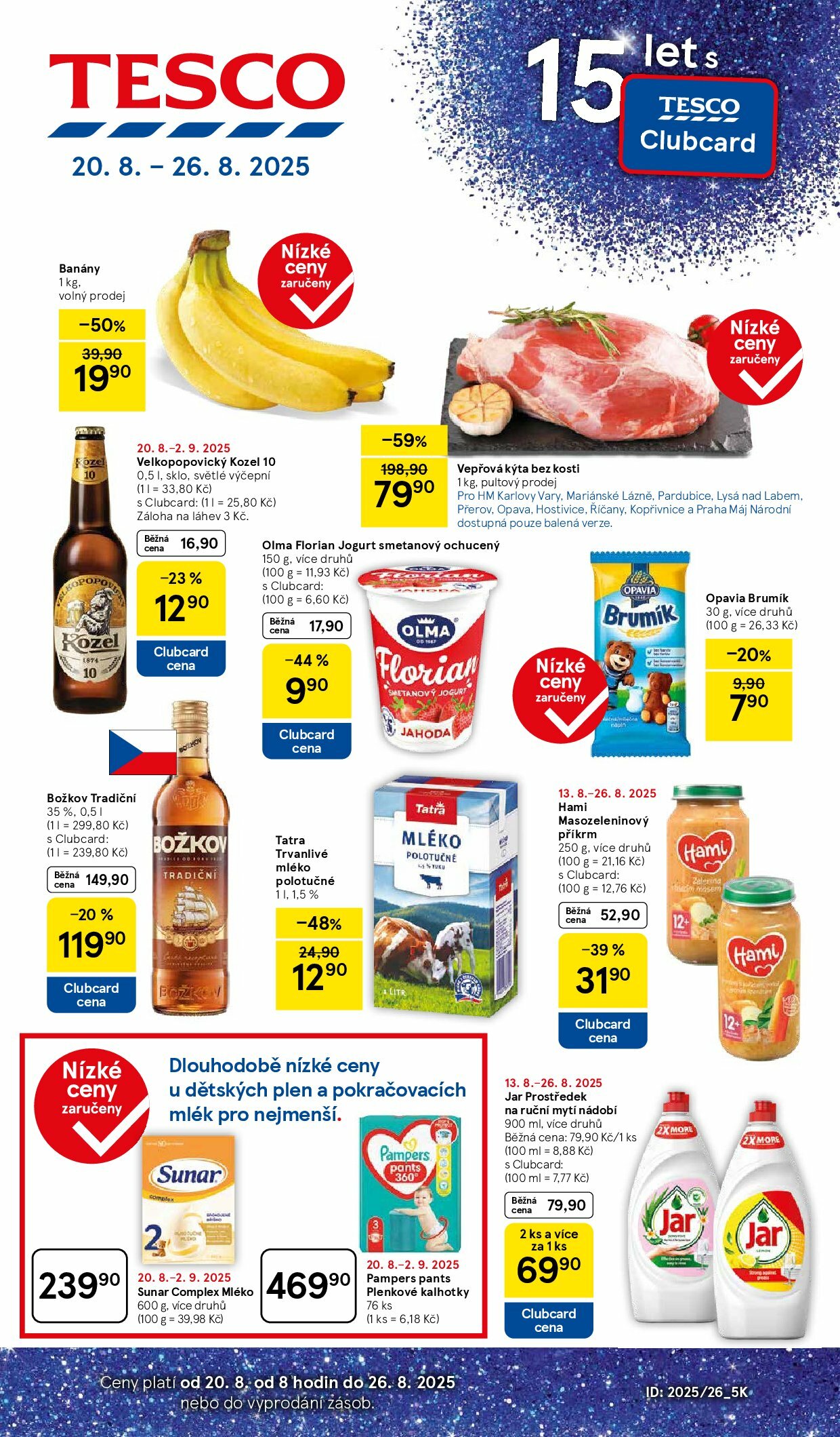 tesco - Leták Tesco od 20.08. do 26.08.