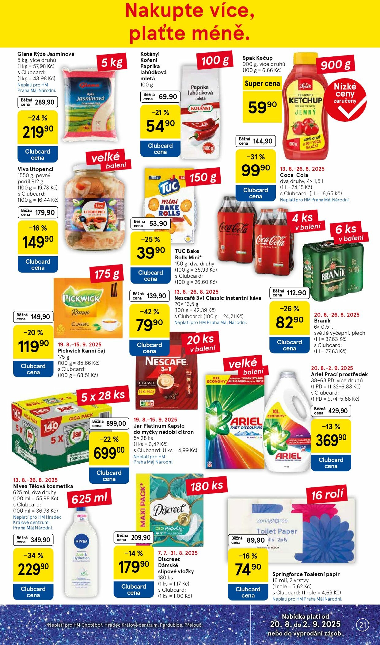 tesco - Leták Tesco od 20.08. do 26.08. - page: 21