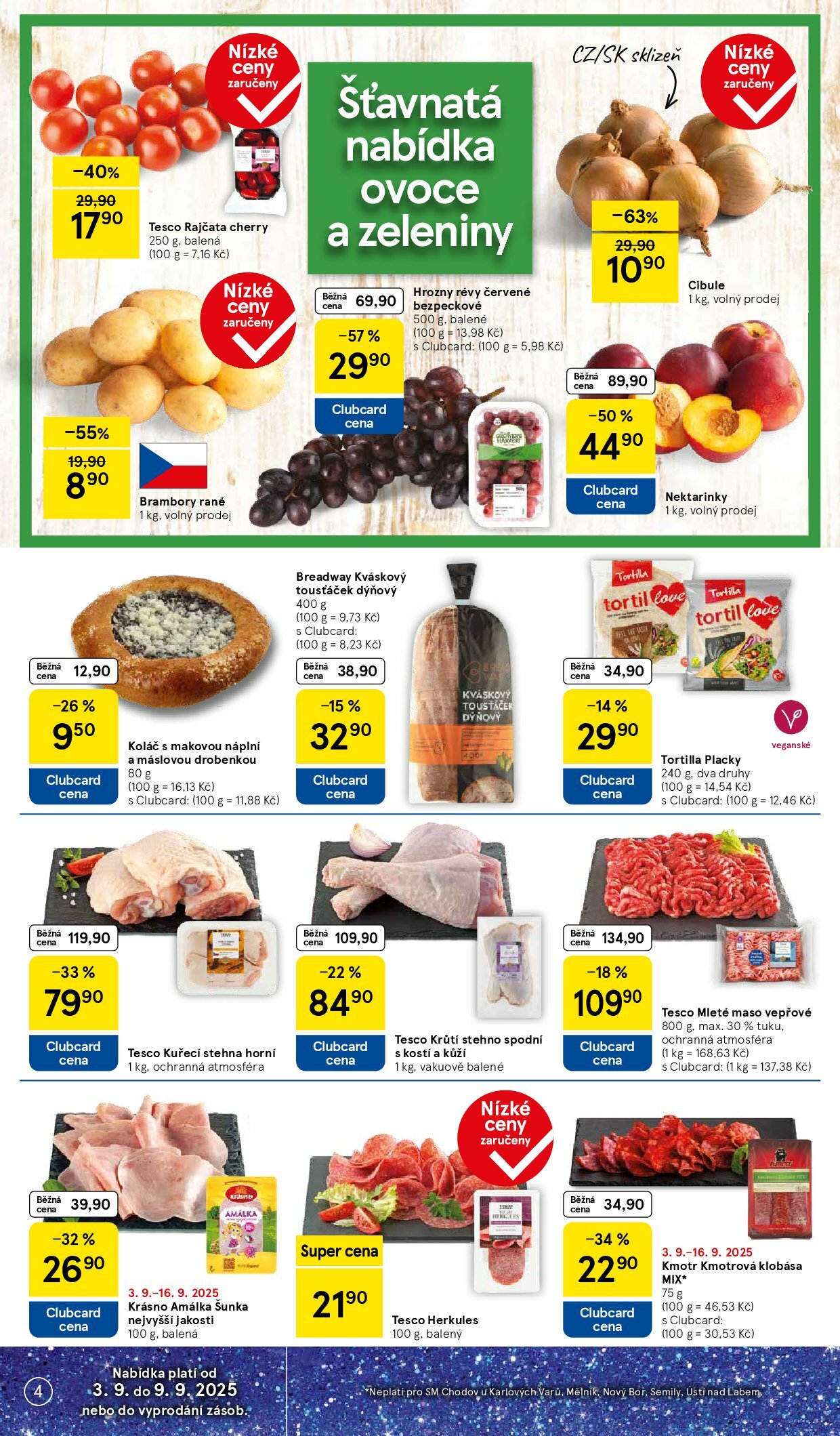 tesco - Leták Tesco supermarket od 03.09. do 09.09. - page: 4