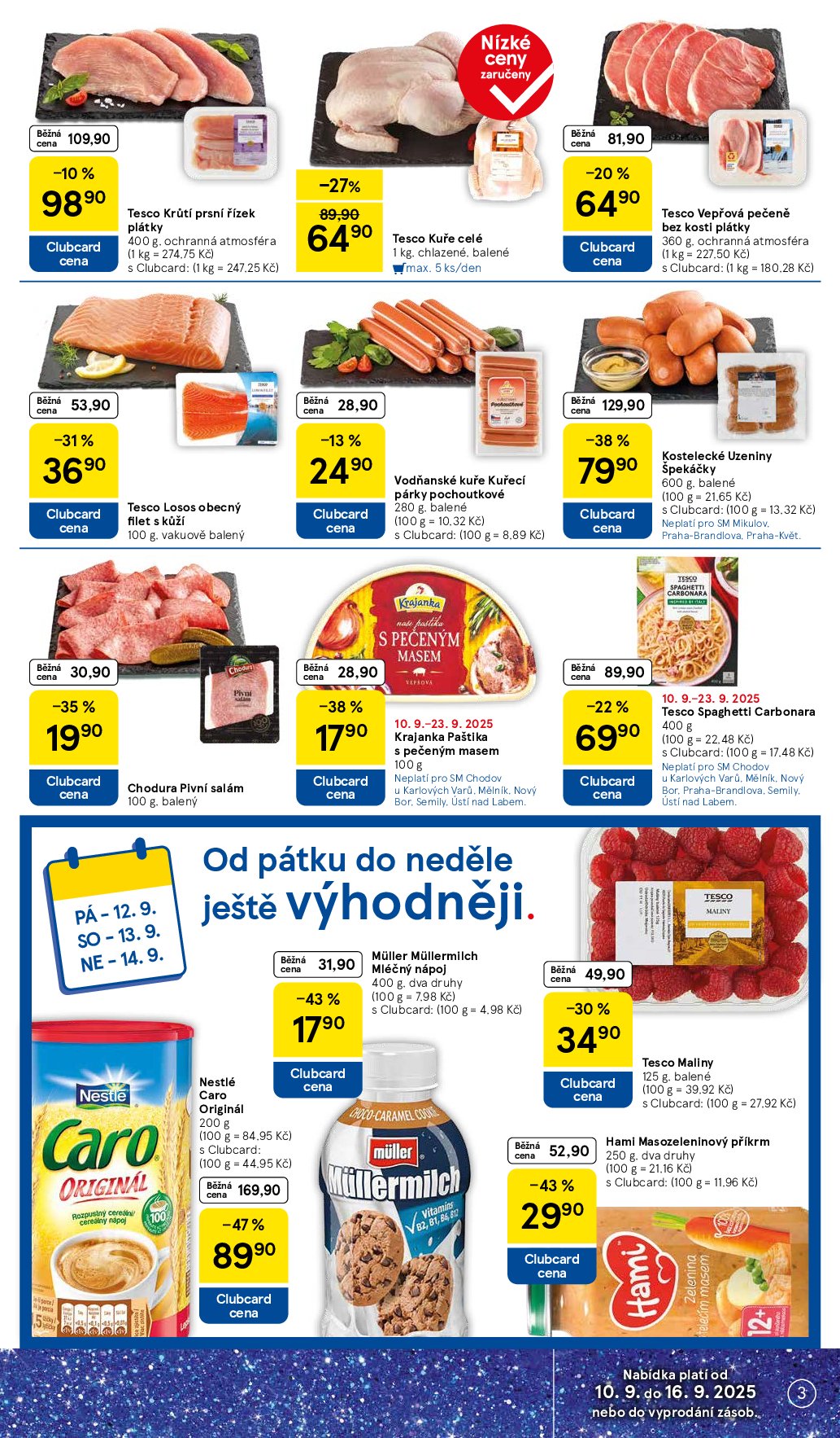 tesco - Leták Tesco supermarket od 10.09. do 16.09. - page: 3