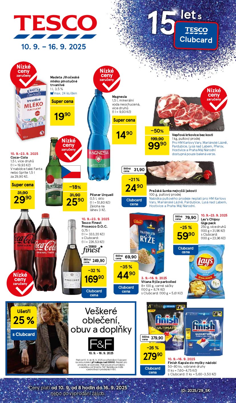 tesco - Leták Tesco od 10.09. do 16.09.