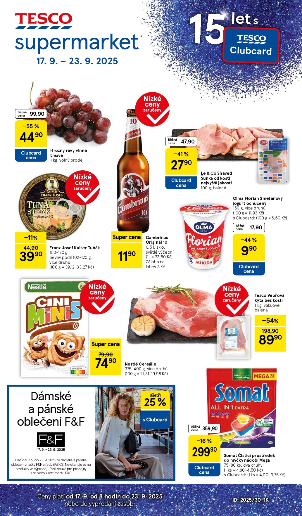 tesco - Leták Tesco supermarket od 17.09. do 23.09.