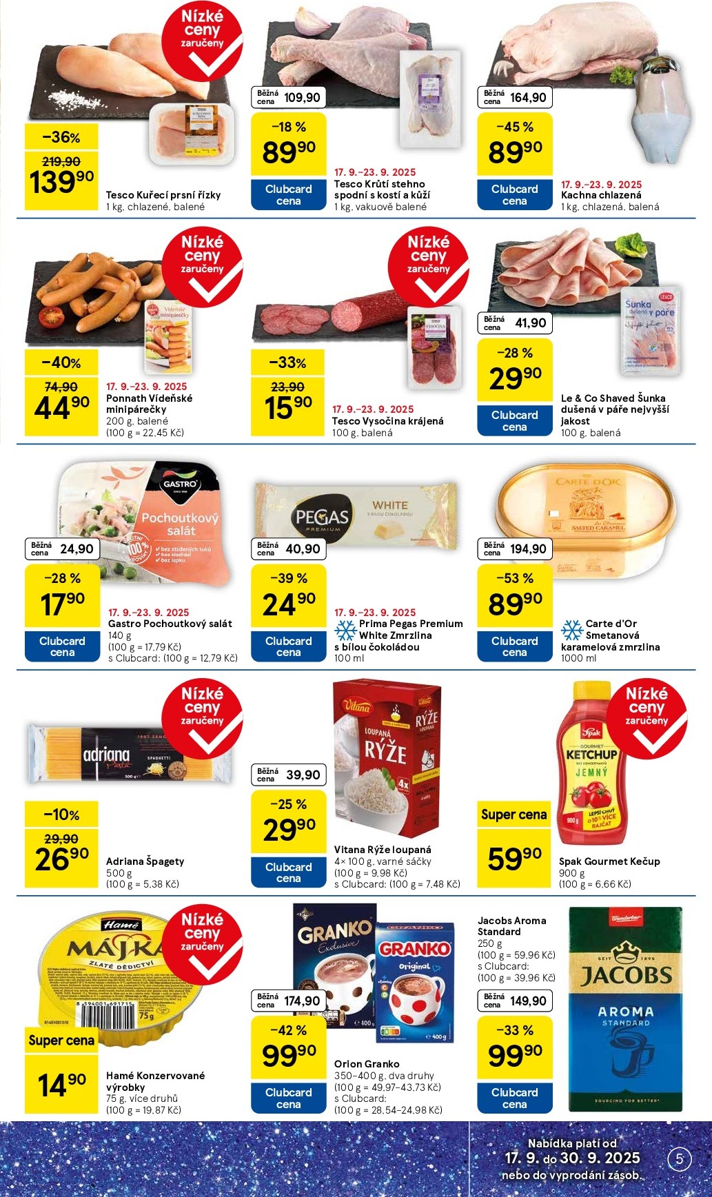 tesco - Leták Tesco supermarket od 17.09. do 23.09. - page: 5