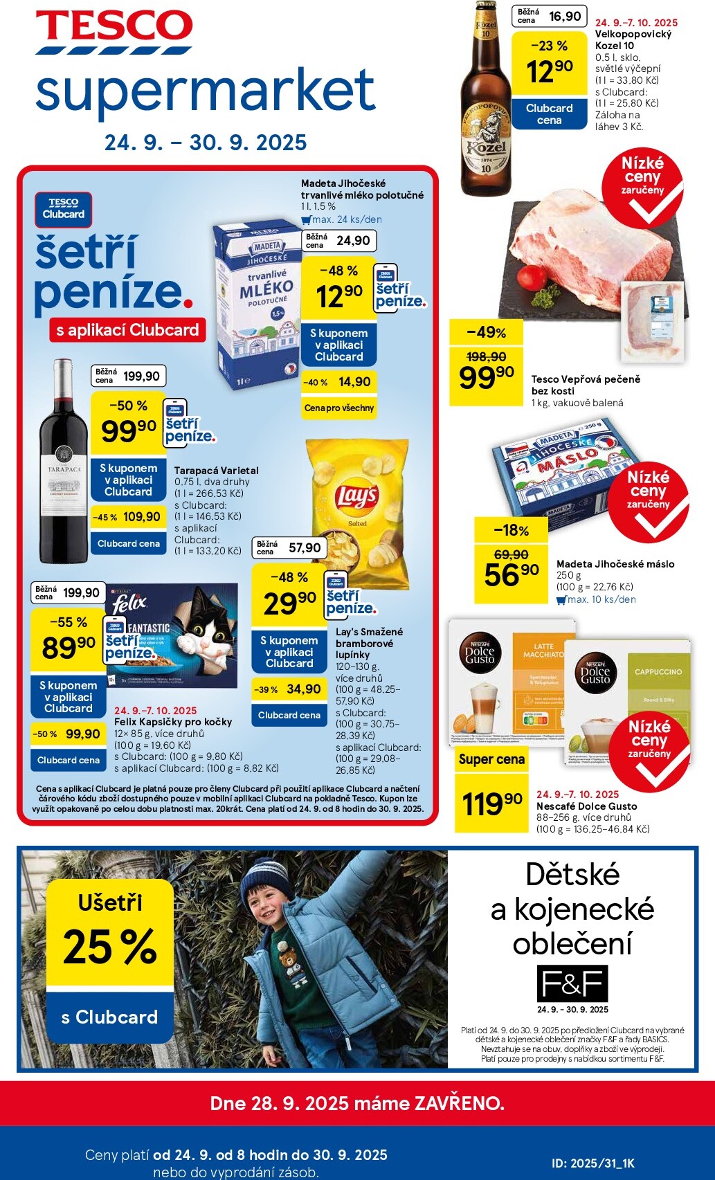 tesco - Leták Tesco supermarket od 24.09. do 30.09.