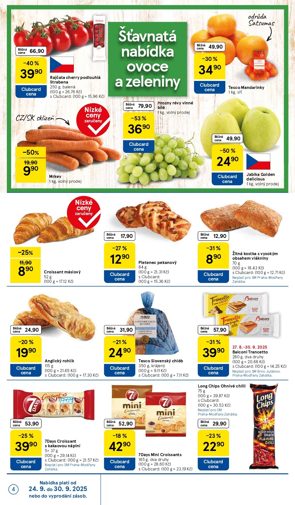 tesco - Leták Tesco supermarket od 24.09. do 30.09. - page: 4