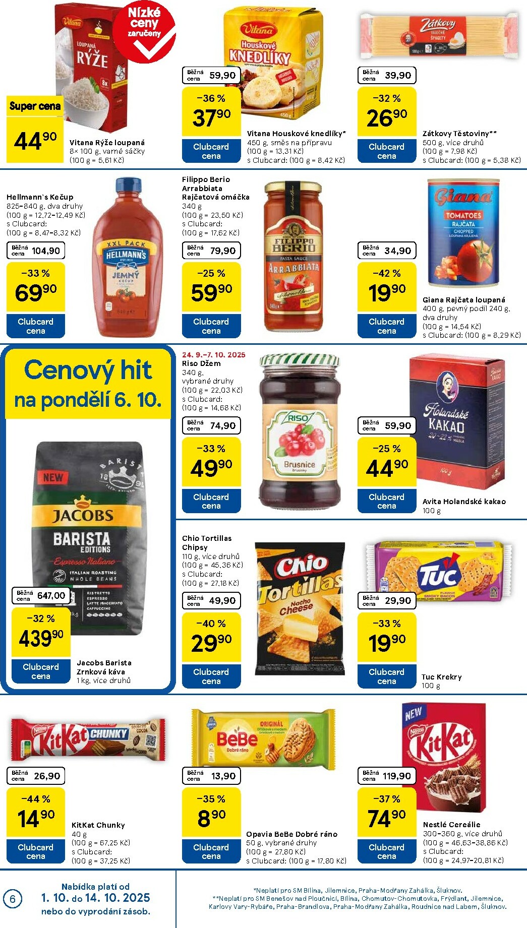 tesco - Leták Tesco supermarket od 01.10. do 07.10. - page: 6