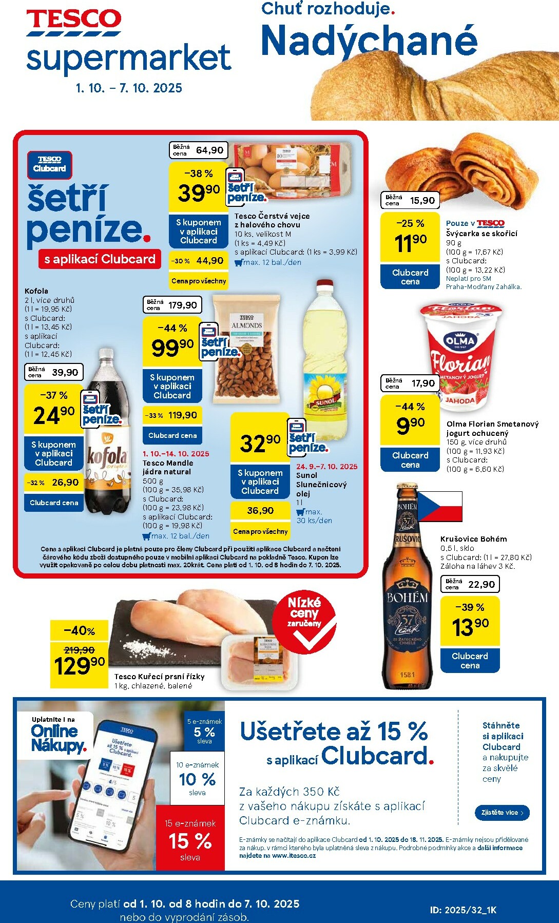tesco - Leták Tesco supermarket od 01.10. do 07.10.