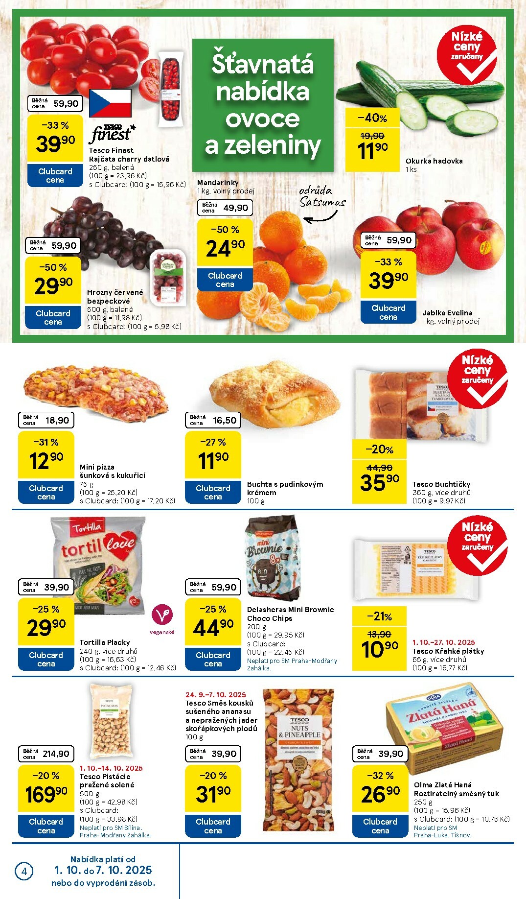 tesco - Leták Tesco supermarket od 01.10. do 07.10. - page: 4