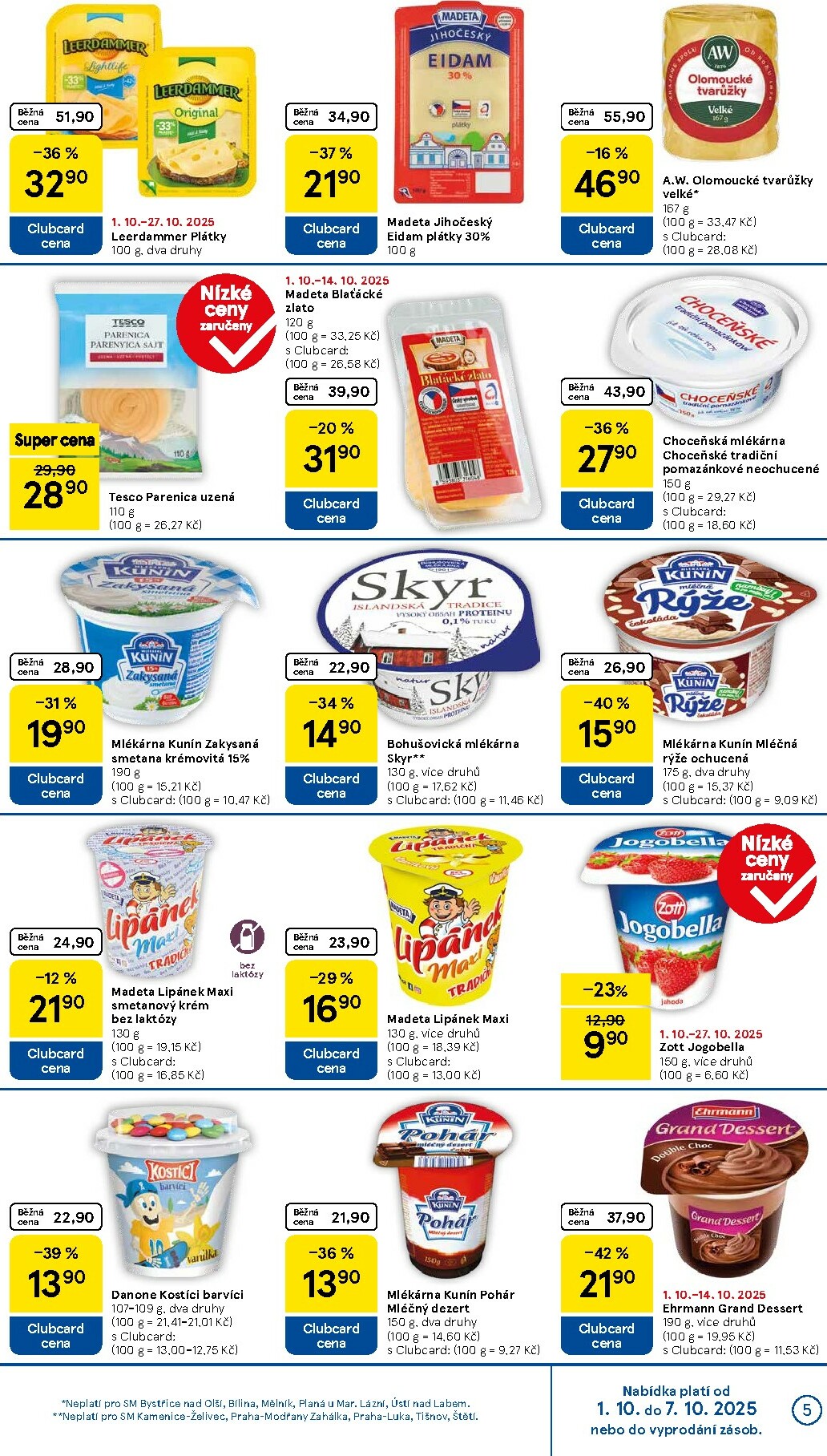 tesco - Leták Tesco supermarket od 01.10. do 07.10. - page: 5