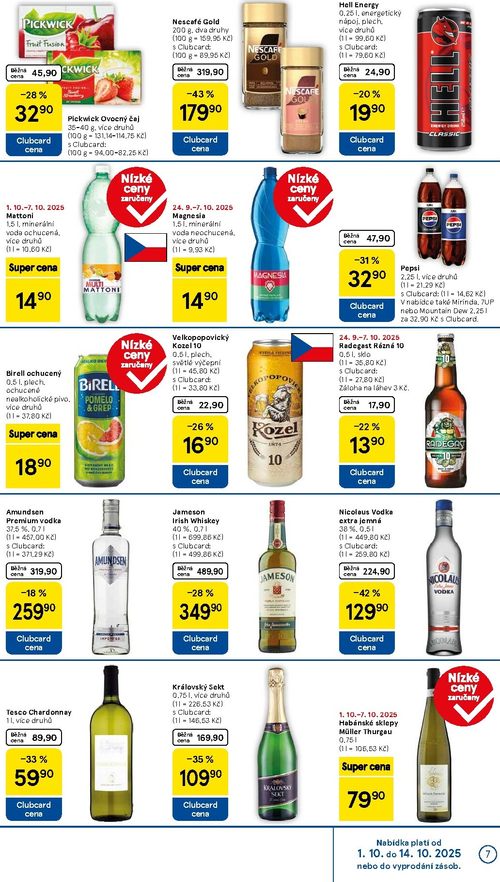 tesco - Leták Tesco supermarket od 01.10. do 07.10. - page: 7