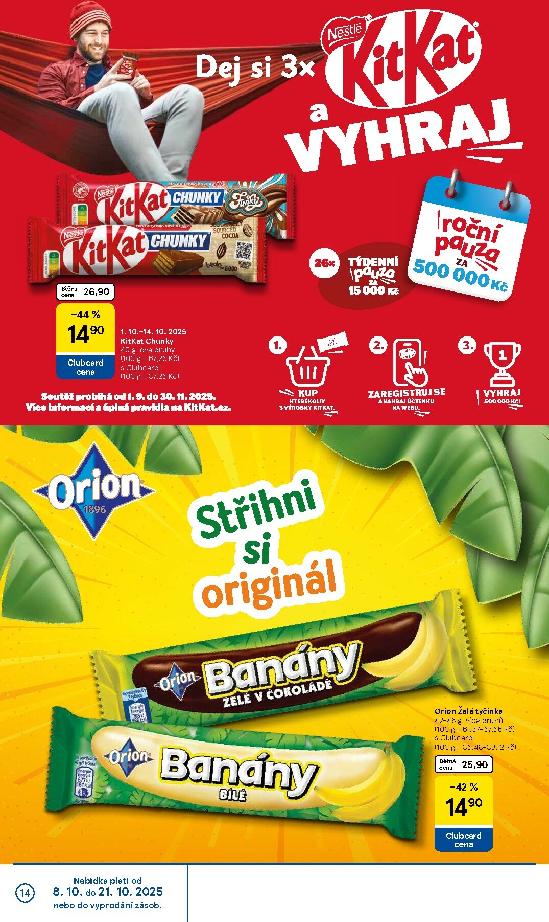tesco - Leták Tesco - Značky, kterým věříte od 01.10. do 27.10. - page: 14