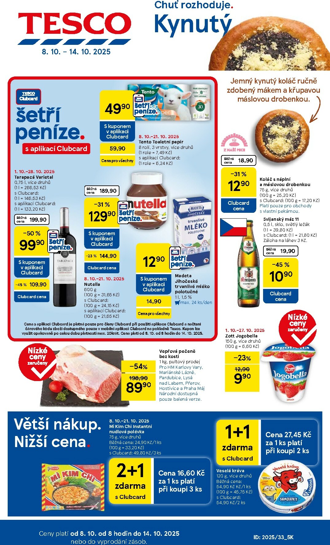 tesco - Aktuální leták Tesco od 08.10. do 14.10.