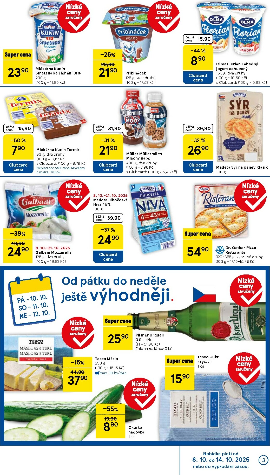 tesco - Aktuální leták Tesco supermarket od 08.10. do 14.10. - page: 3