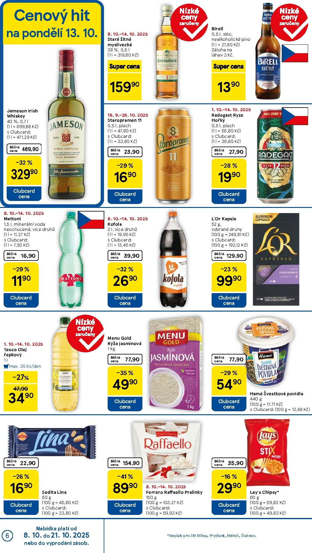 tesco - Aktuální leták Tesco supermarket od 08.10. do 14.10. - page: 6
