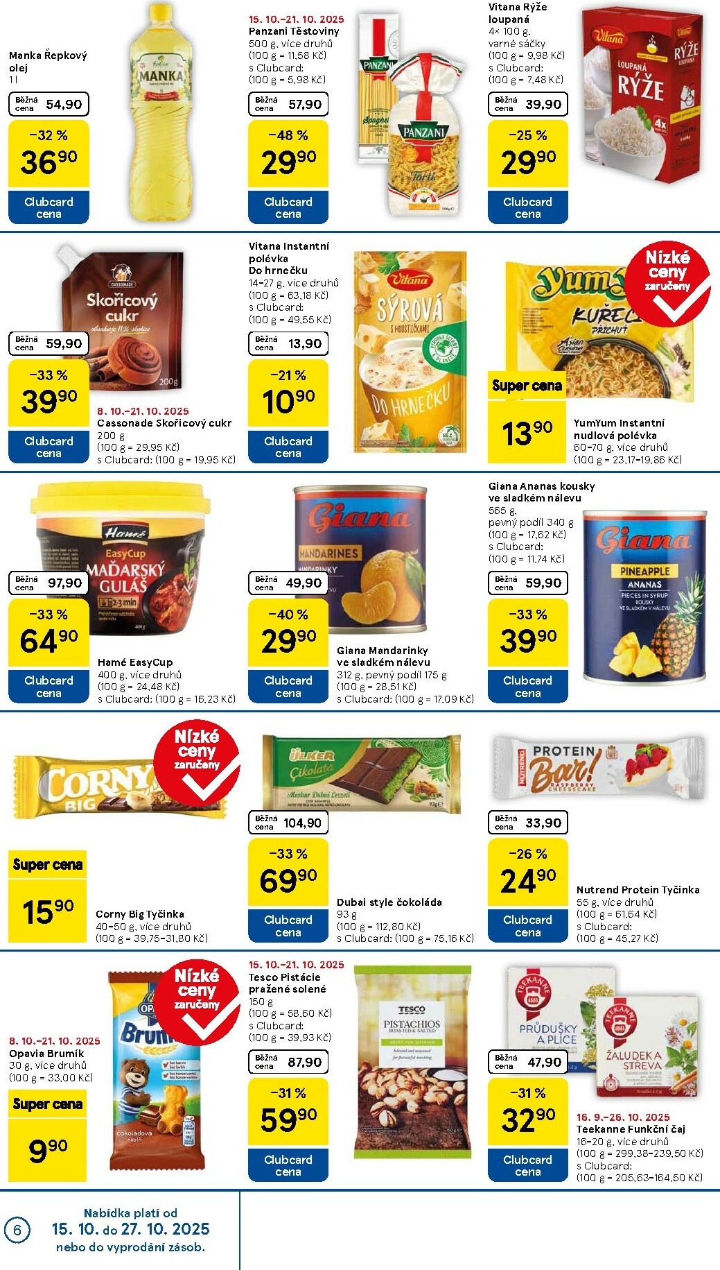 tesco - Aktuální leták Tesco supermarket od 15.10. do 21.10. - page: 6
