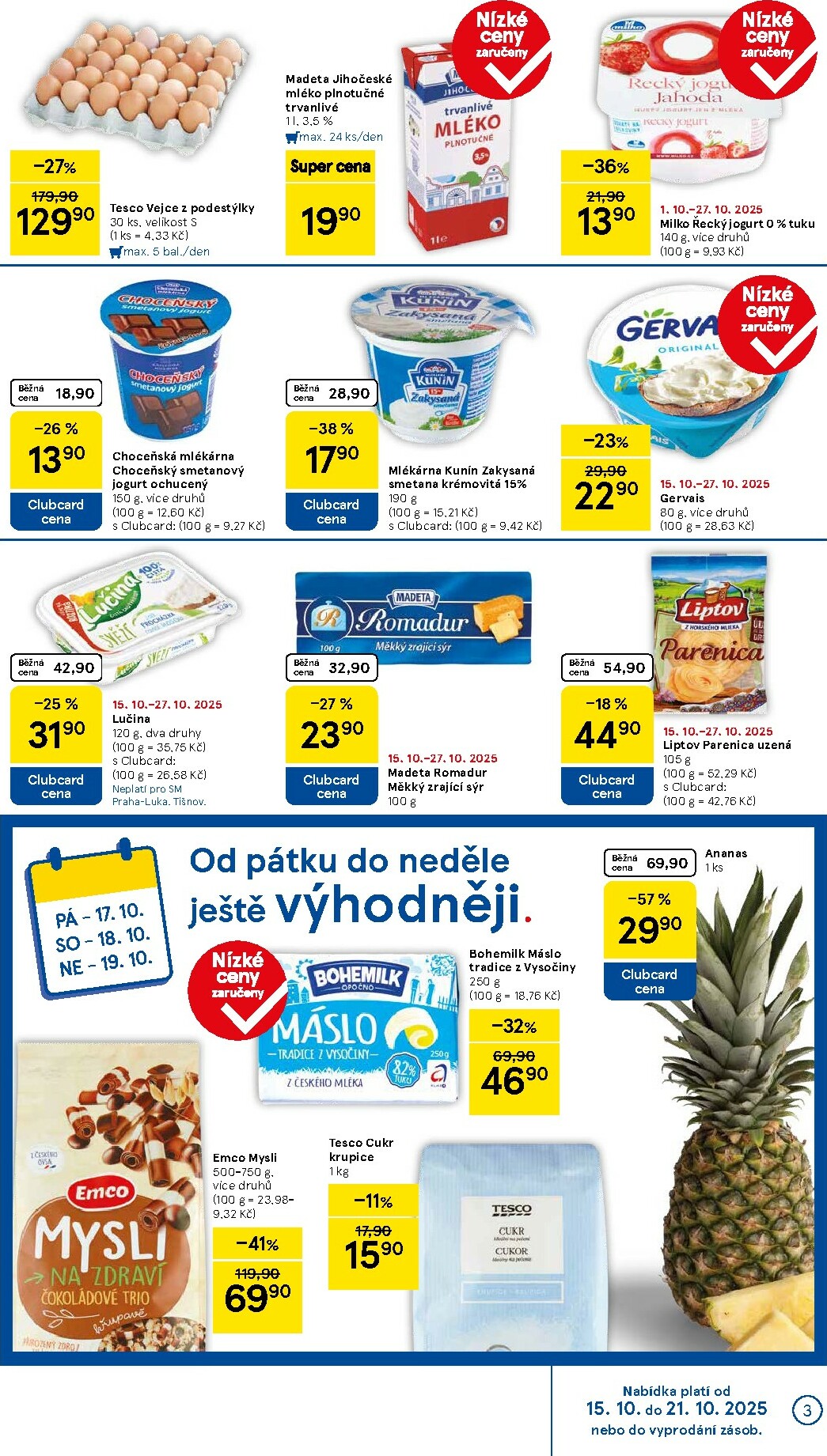tesco - Aktuální leták Tesco supermarket od 15.10. do 21.10. - page: 3