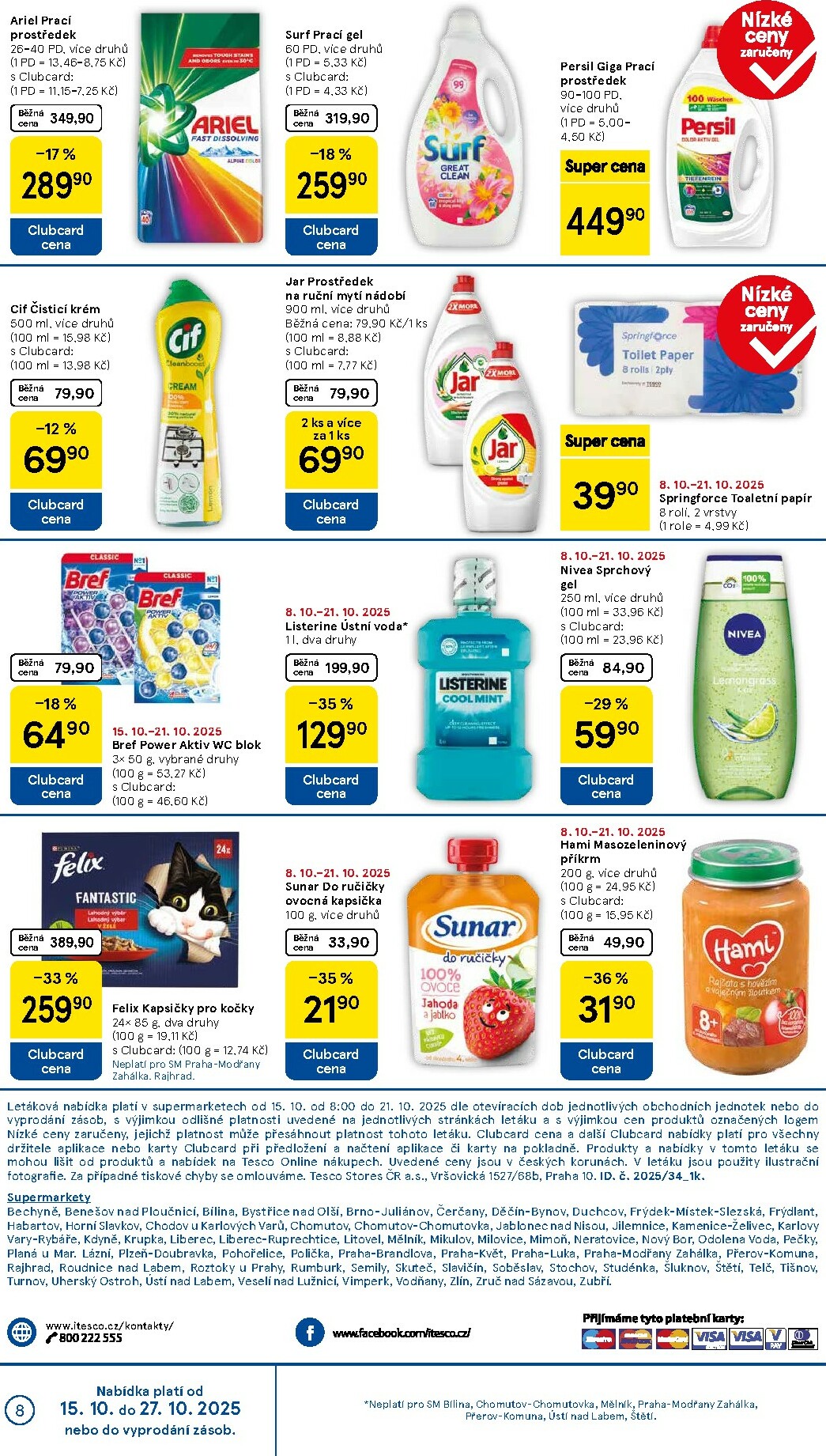 tesco - Aktuální leták Tesco supermarket od 15.10. do 21.10. - page: 8