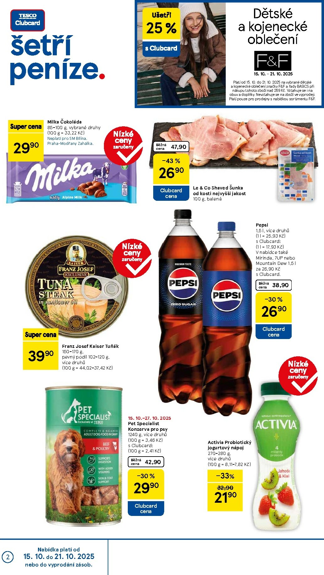tesco - Aktuální leták Tesco supermarket od 15.10. do 21.10. - page: 2