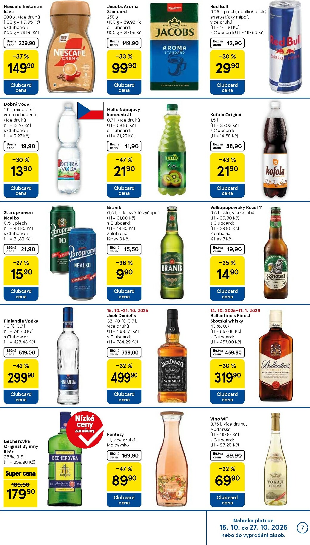 tesco - Aktuální leták Tesco supermarket od 15.10. do 21.10. - page: 7